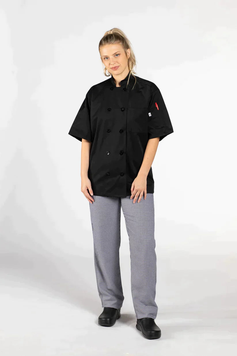 Basic Short Sleeve Chef Coat