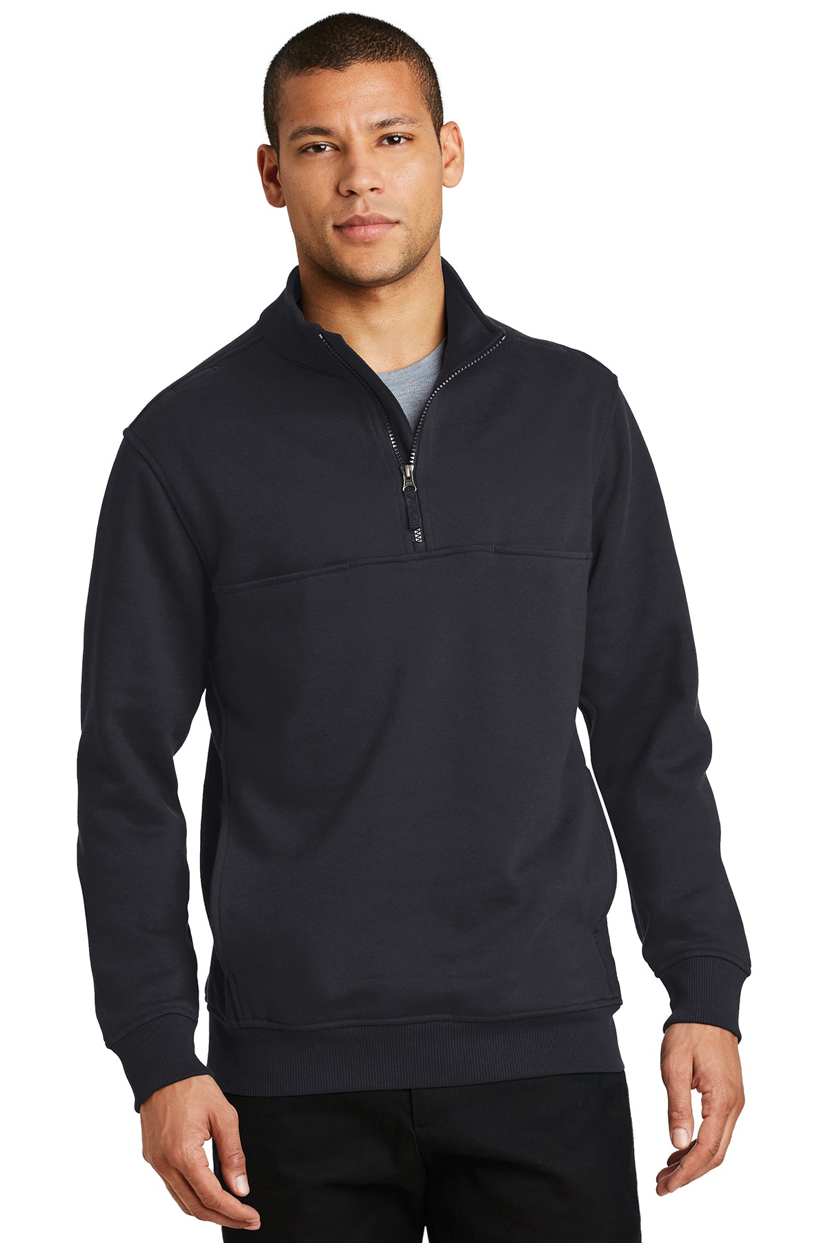 Corner Stone 1/4 Zip Pullover Sweatshirt