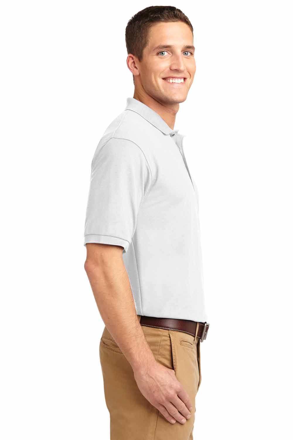 Men's Silk Touch™ Polo - White