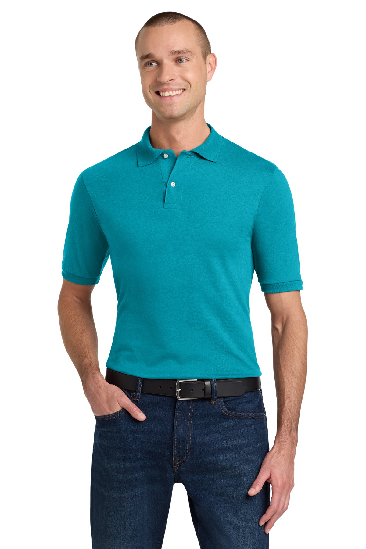 Jerzees - SpotShield™ 50/50 Sport Shirt_Black