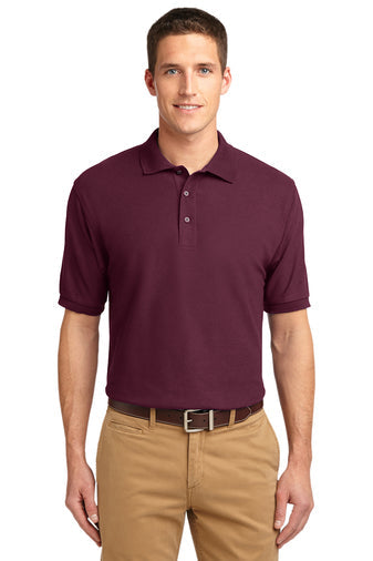 Men's Silk Touch™ Polo - Burgundy