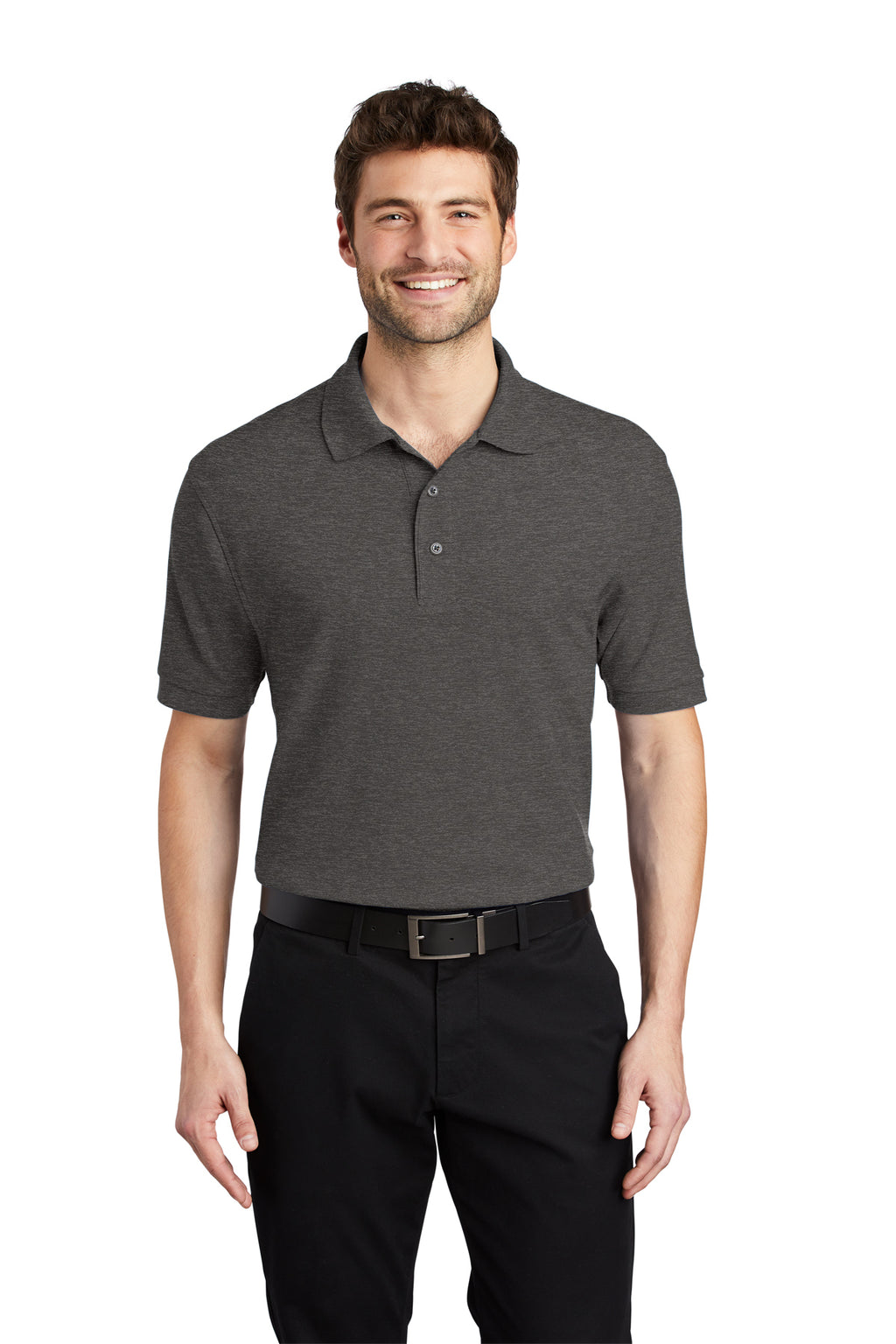 Men's Silk Touch™ Polo - Charcoal