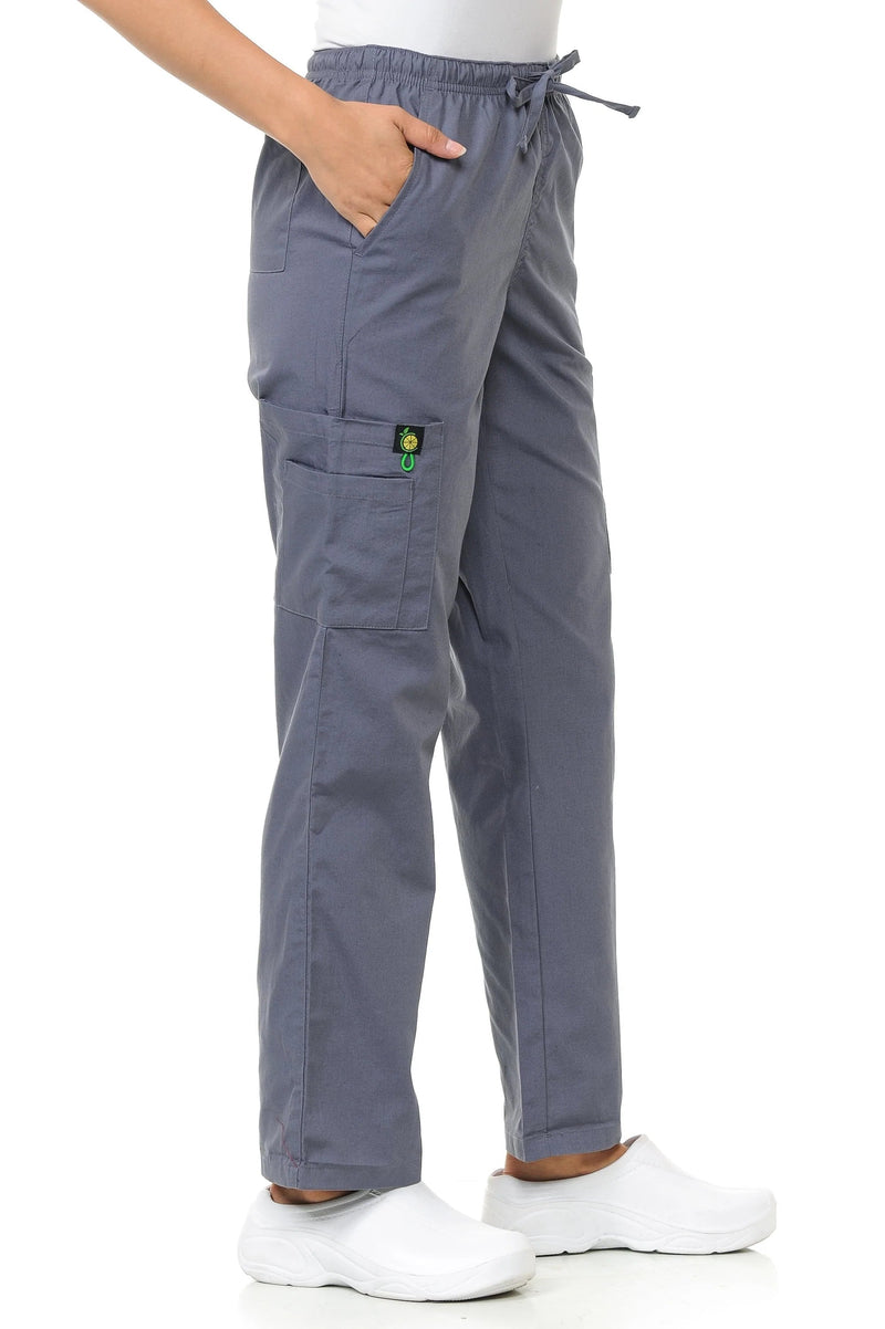 Unisex Polyester Rayon 3 Pocket Cargo Scrub Pants