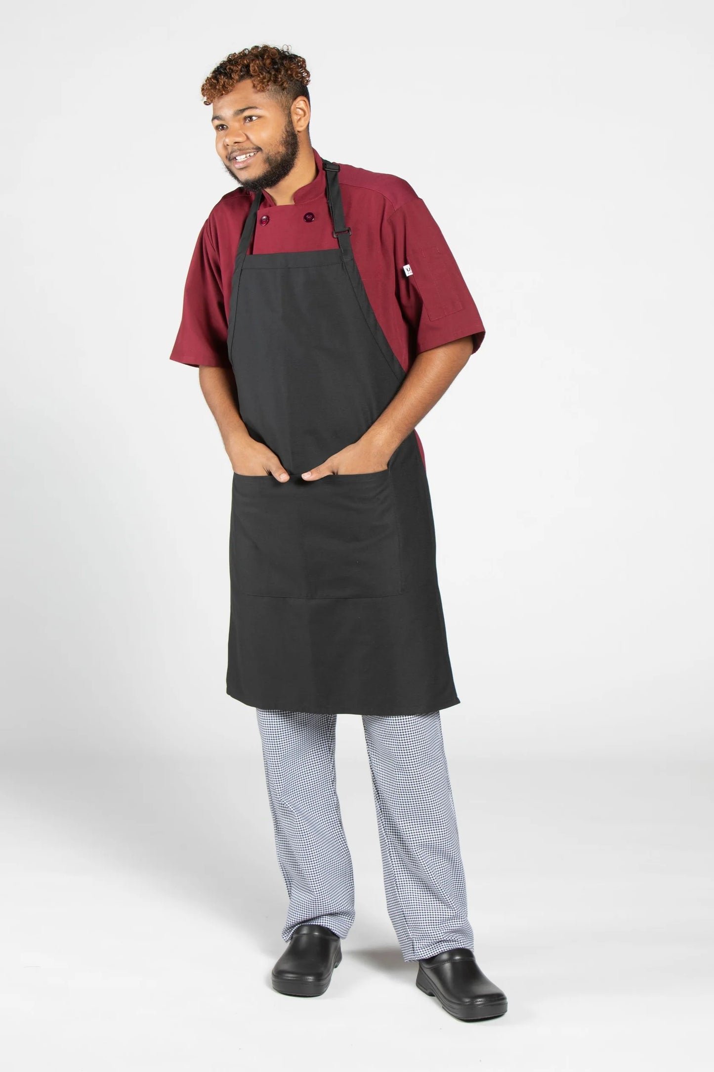 Adjustable Butcher Apron-Black