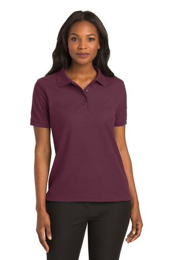 Women's Silk Touch™ Polo - Burgundy