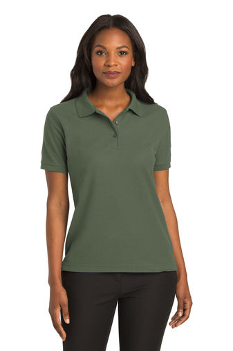 Women's Silk Touch™ Polo_Olive Green