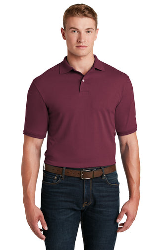 Jerzees - SpotShield™ 50/50 Sport Shirt_Burgundy