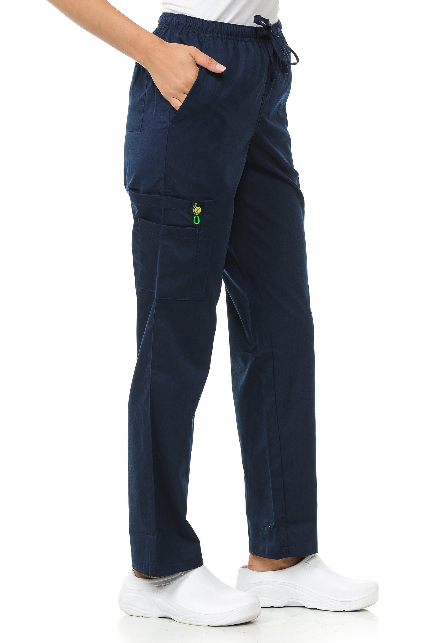 Unisex Polyester Rayon 3 Pocket Cargo Scrub Pants