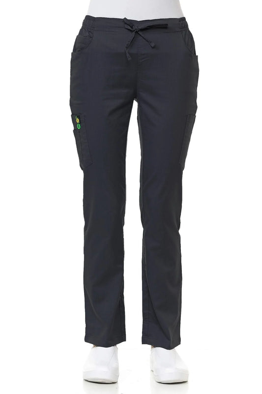 Women's Multi-Pocket Poly Rayon Cargo Pants-Tall/Petite