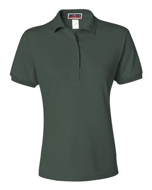 Jerzees - Women's Spotshield™ 50/50 Sport Shirt _Forest Green