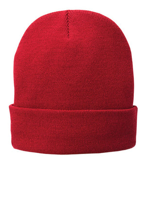 Fleece-Lined Knit Cap
