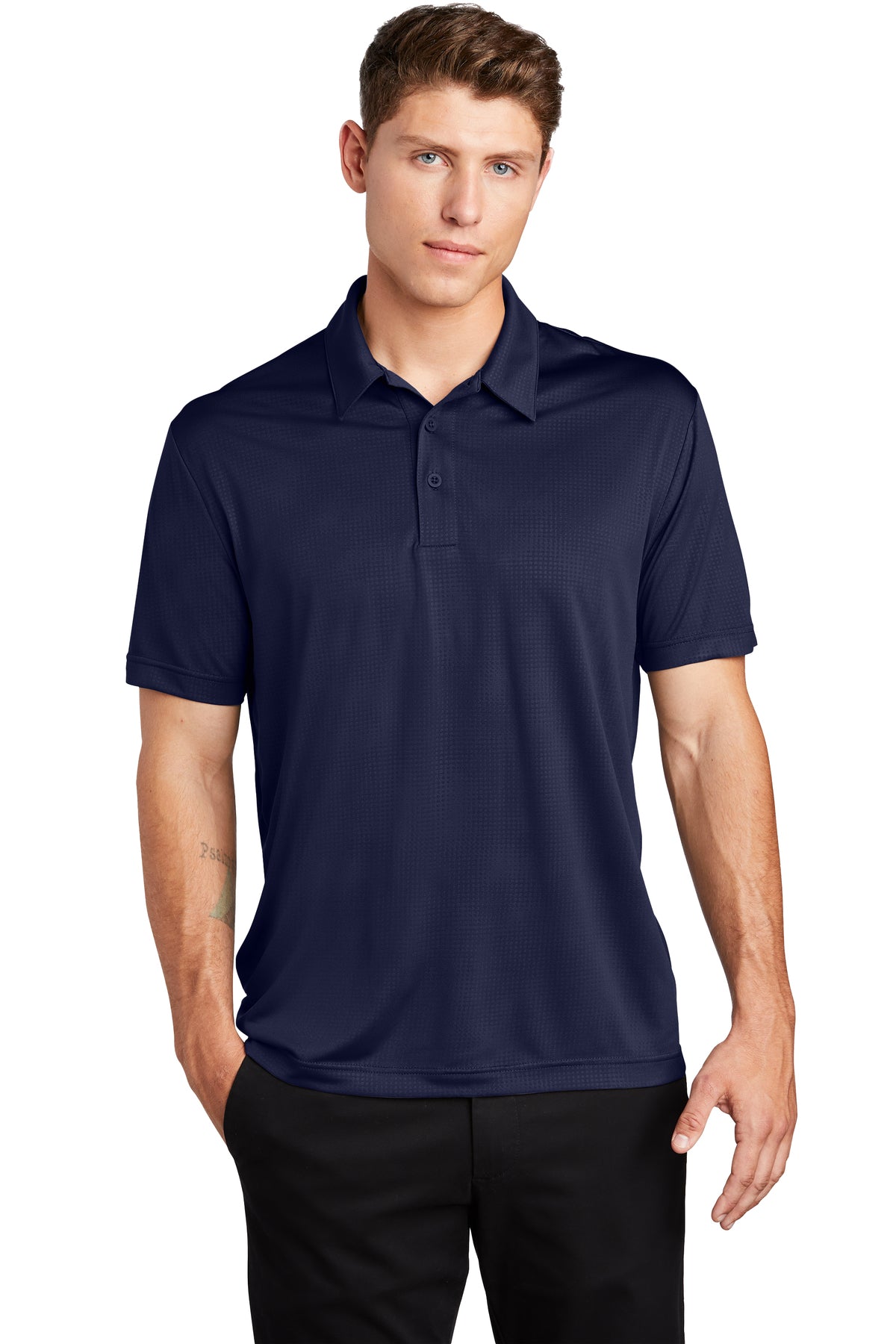 Embossed PosiCharge® Tough Polo