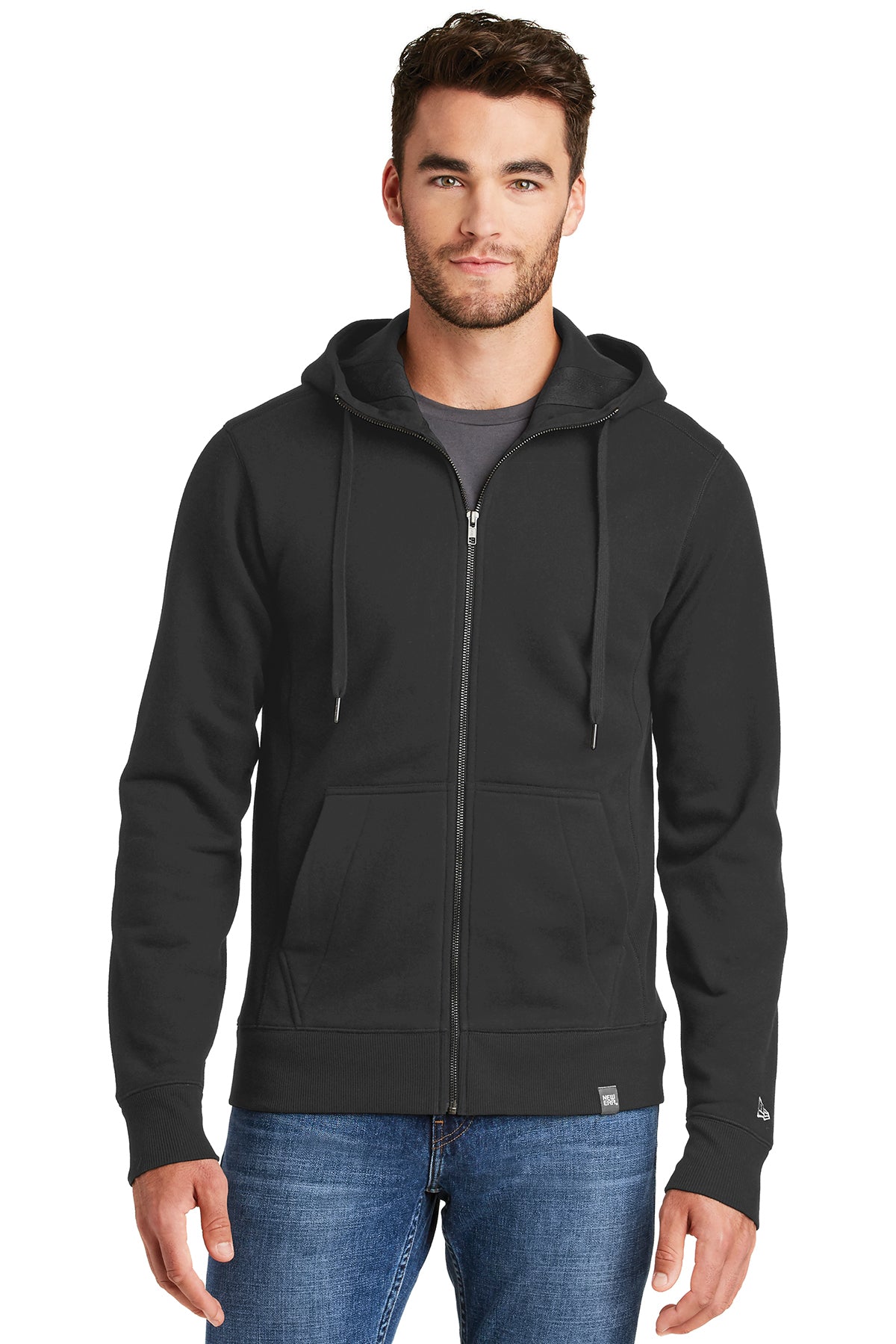 French Terry Full-Zip Hoodie