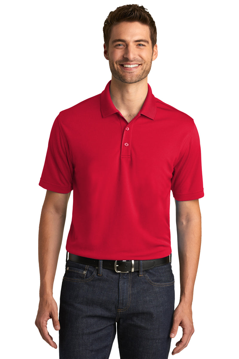 Unisex Dry Zone Micro-Mesh Polo- Red