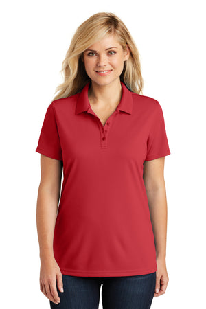 Ladies Dry Zone Micro-Mesh Polo- Red