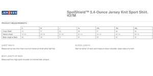 Jerzees Spotshield™ 5.4-Ounce Jersey Knit Sport Shirt