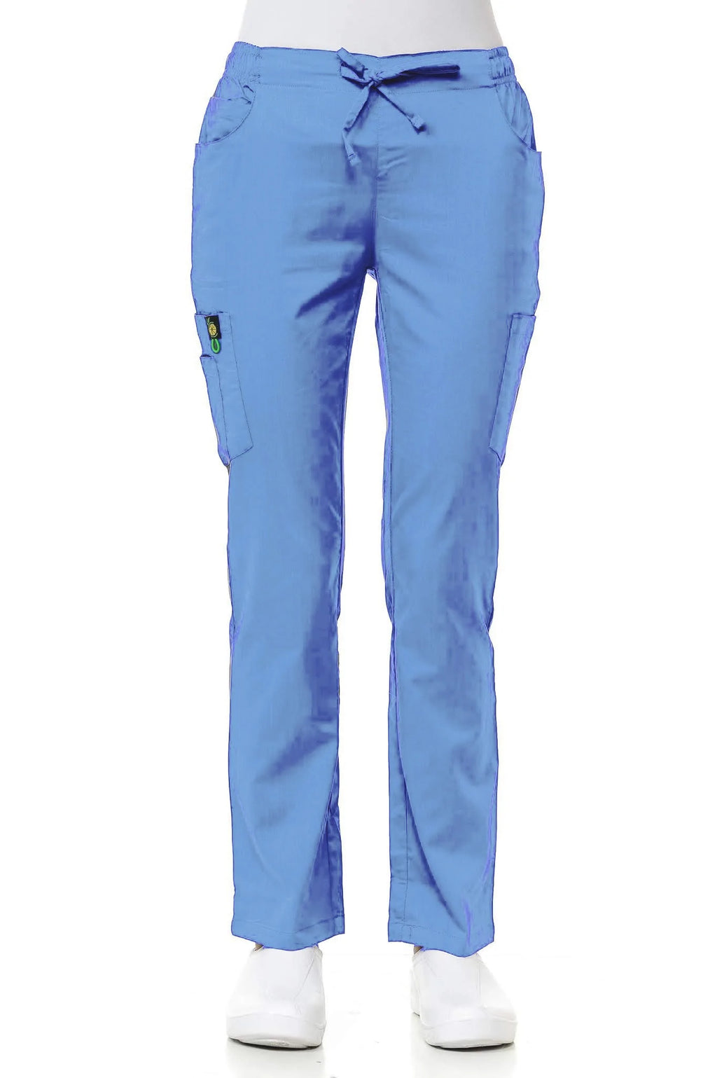 Women's Multi-Pocket Poly Rayon Cargo Pants-Tall/Petite