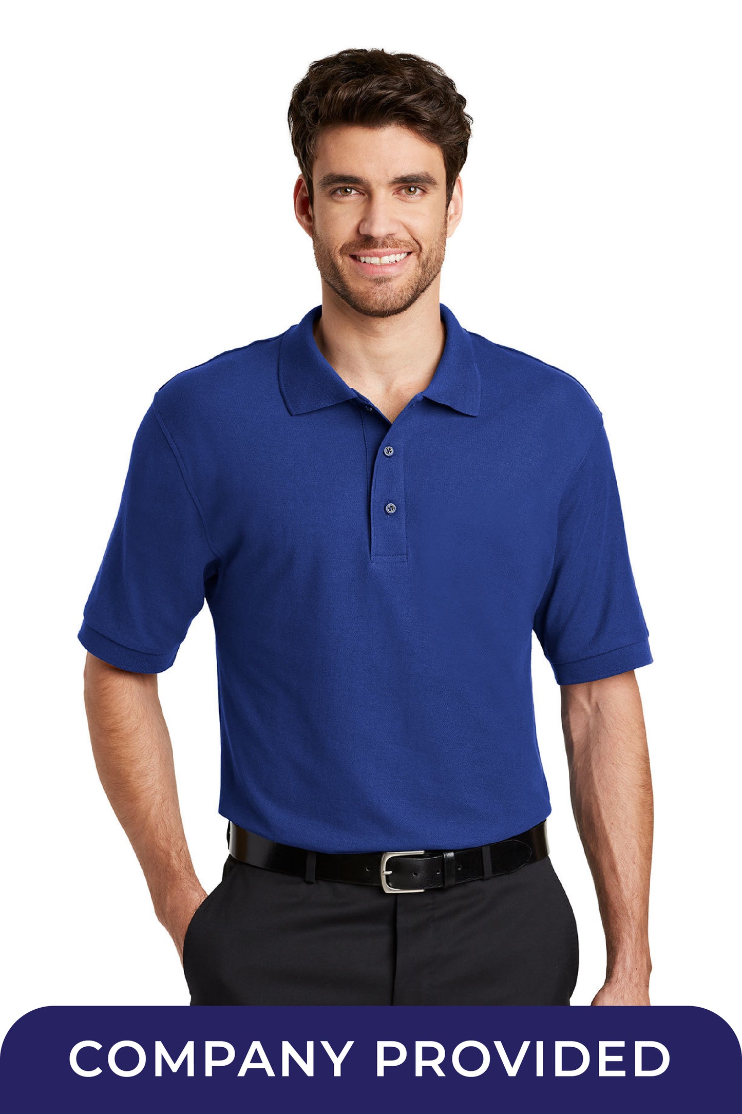 Men's Silk Touch™ Polo - Royal- Rehab Services