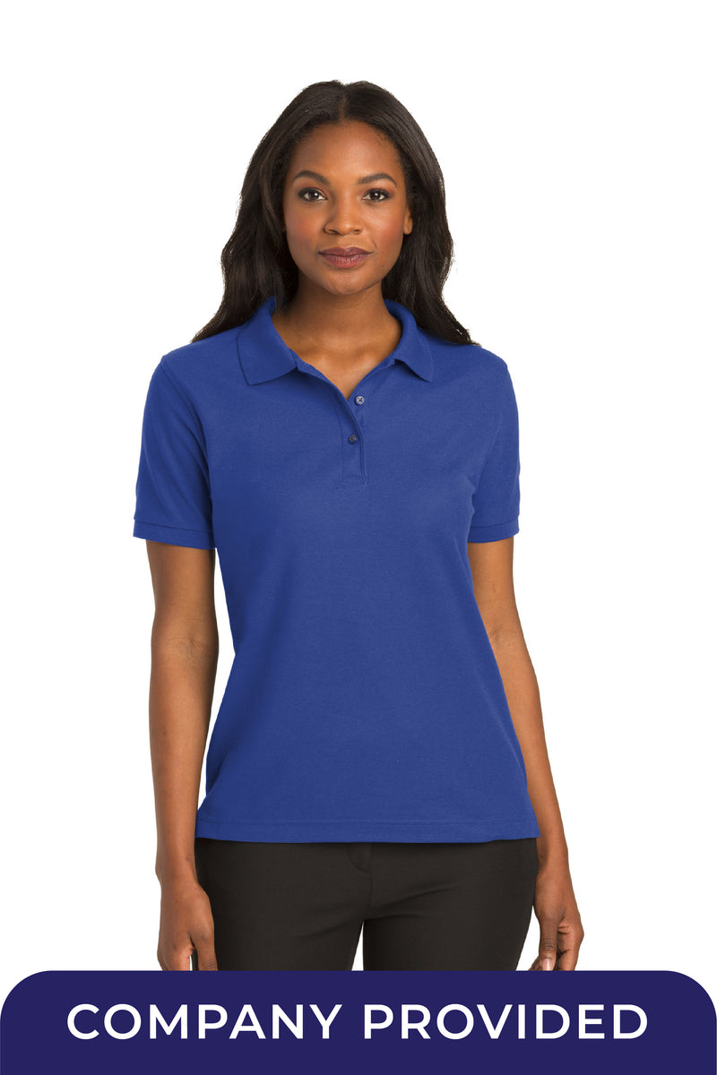 Women's Silk Touch™ Polo - Royal- Rehab Services