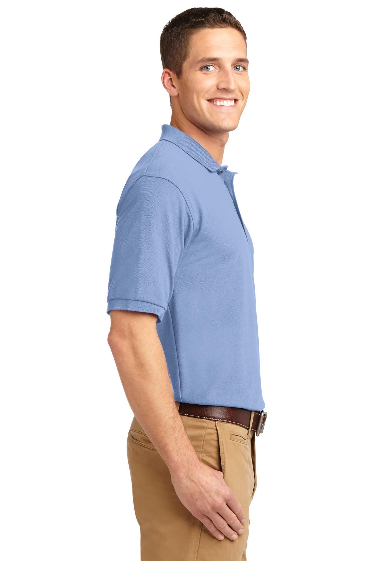 Men's Silk Touch™ Polo - Light Blue