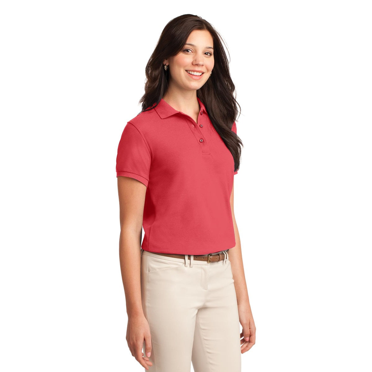 Ladies Silk Touch™ Polo - Coral