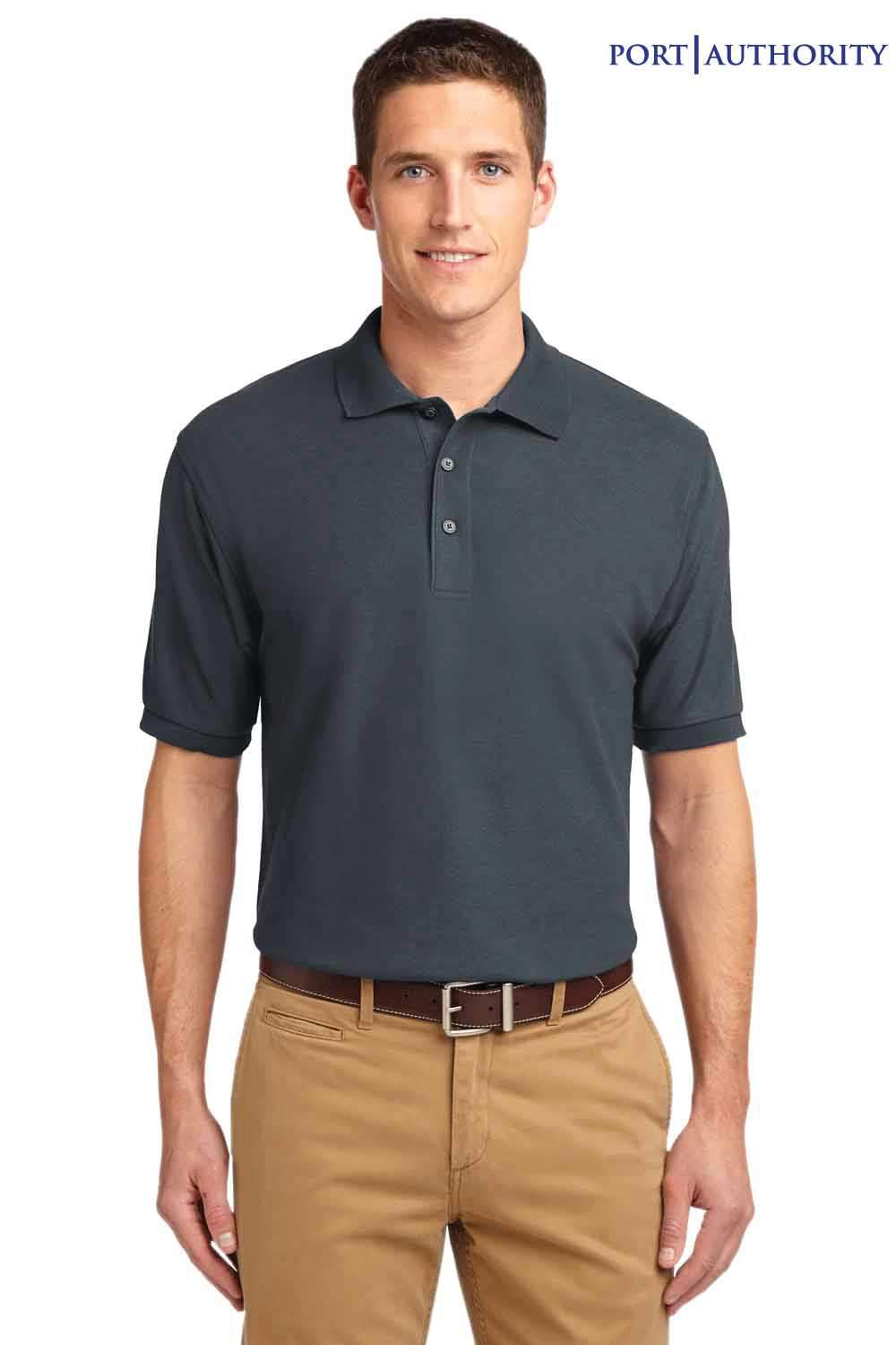 Men's Silk Touch™ Polo - Steel Grey