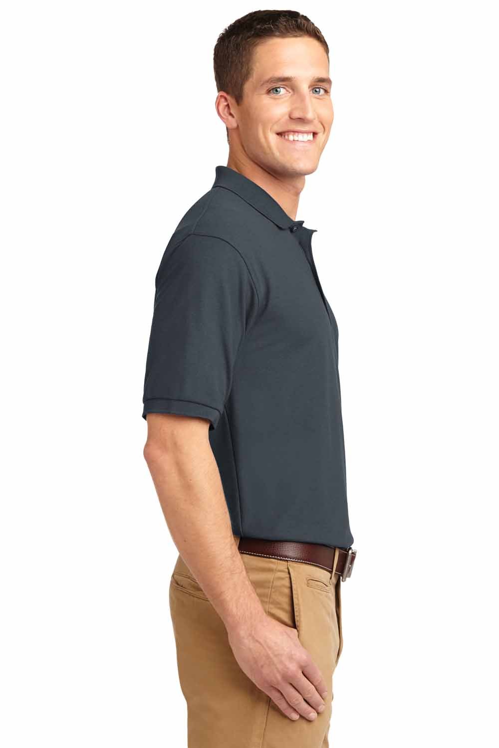 Men's Silk Touch™ Polo - Steel Grey