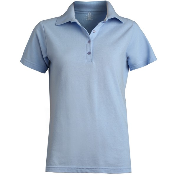 Ladies' Blended Pique Short Sleeve Polo