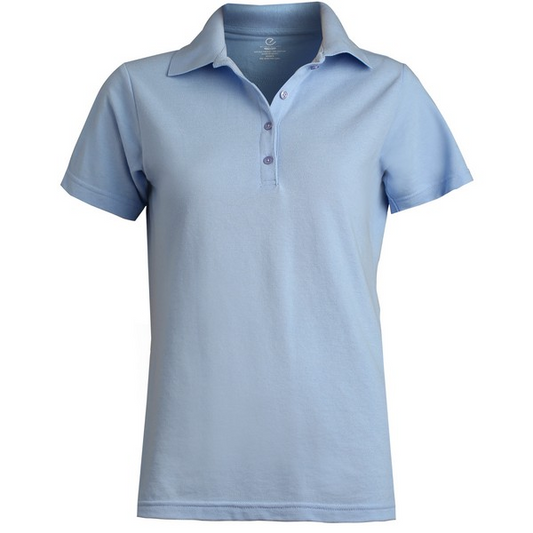 Ladies' Blended Pique Short Sleeve Polo