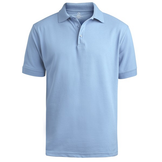 Men's Blended Pique Short Sleeve Polo