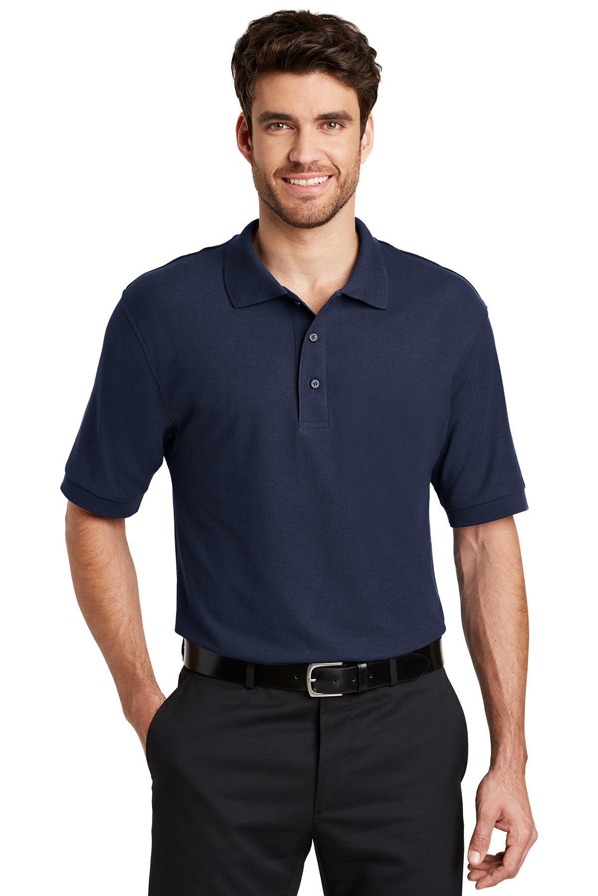 Men's Silk Touch™ Polo - Navy