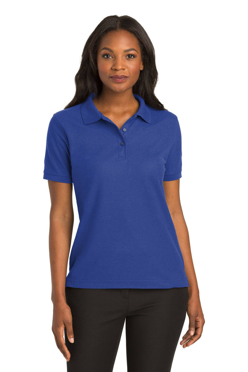 Women's Silk Touch™ Polo - Royal- Rehab Services