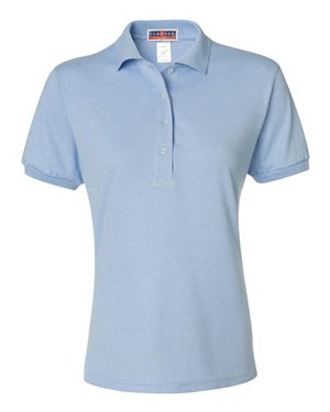 Jerzees - Women's Spotshield™ 50/50 Sport Shirt _Light Blue